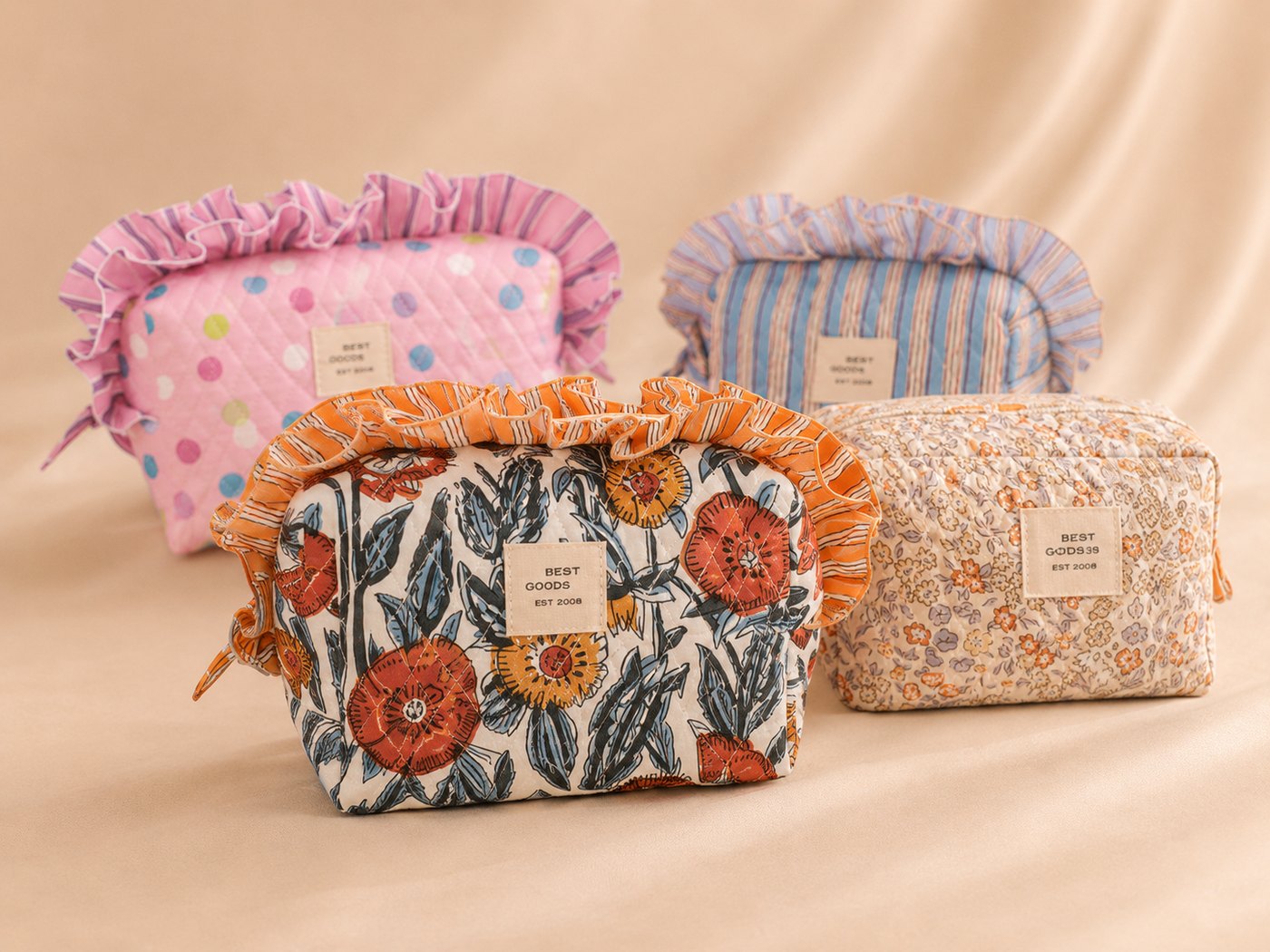 Seasonal cosmetic bag collection