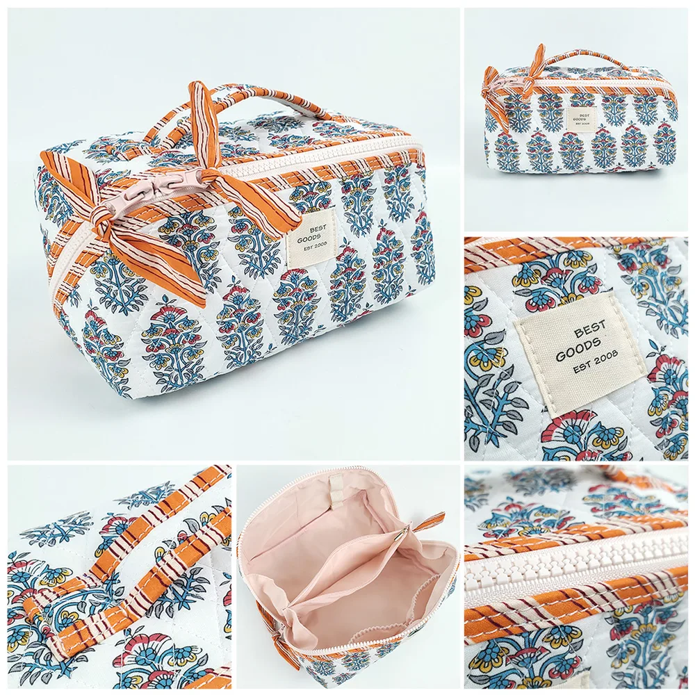 Quilted bag set — compartment detail