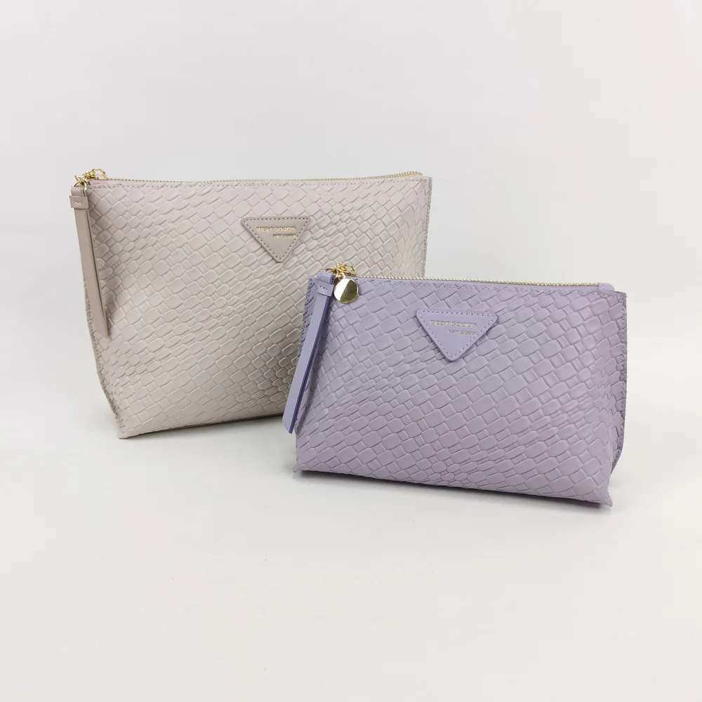 PU leather cosmetic bag — alternate colorway