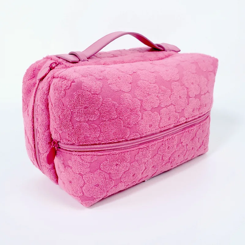 new arrivals terry cloth cute cosmetic pouch - view 1