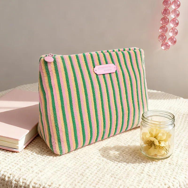 new eco-friendly yellow green pink beach towel - view 1