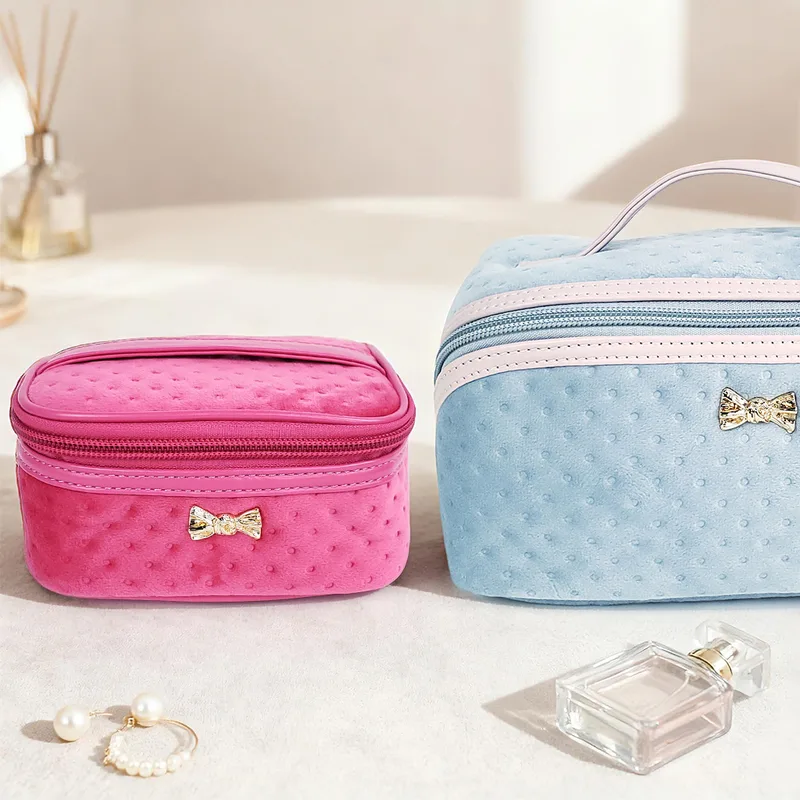 lay flat reusable velvet velour luxury cosmetics - view 1